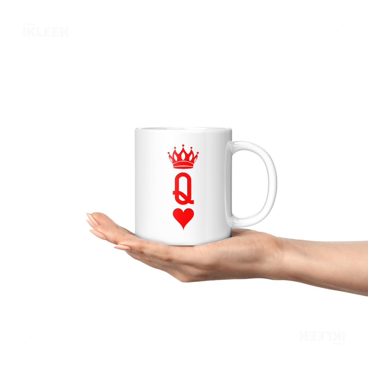 QueenOfHearts Ceramic Mug 04 White