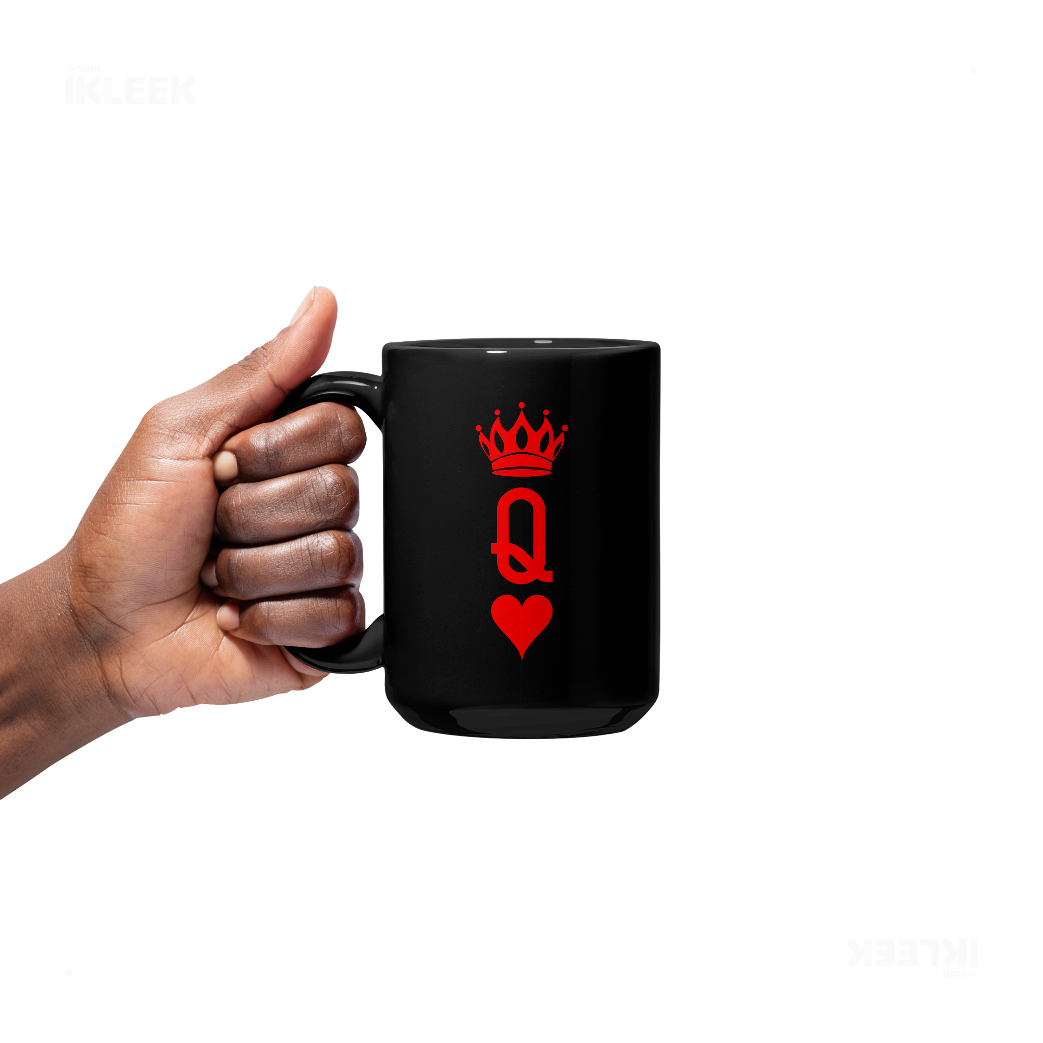 QueenOfHearts Ceramic Mug 05 Black