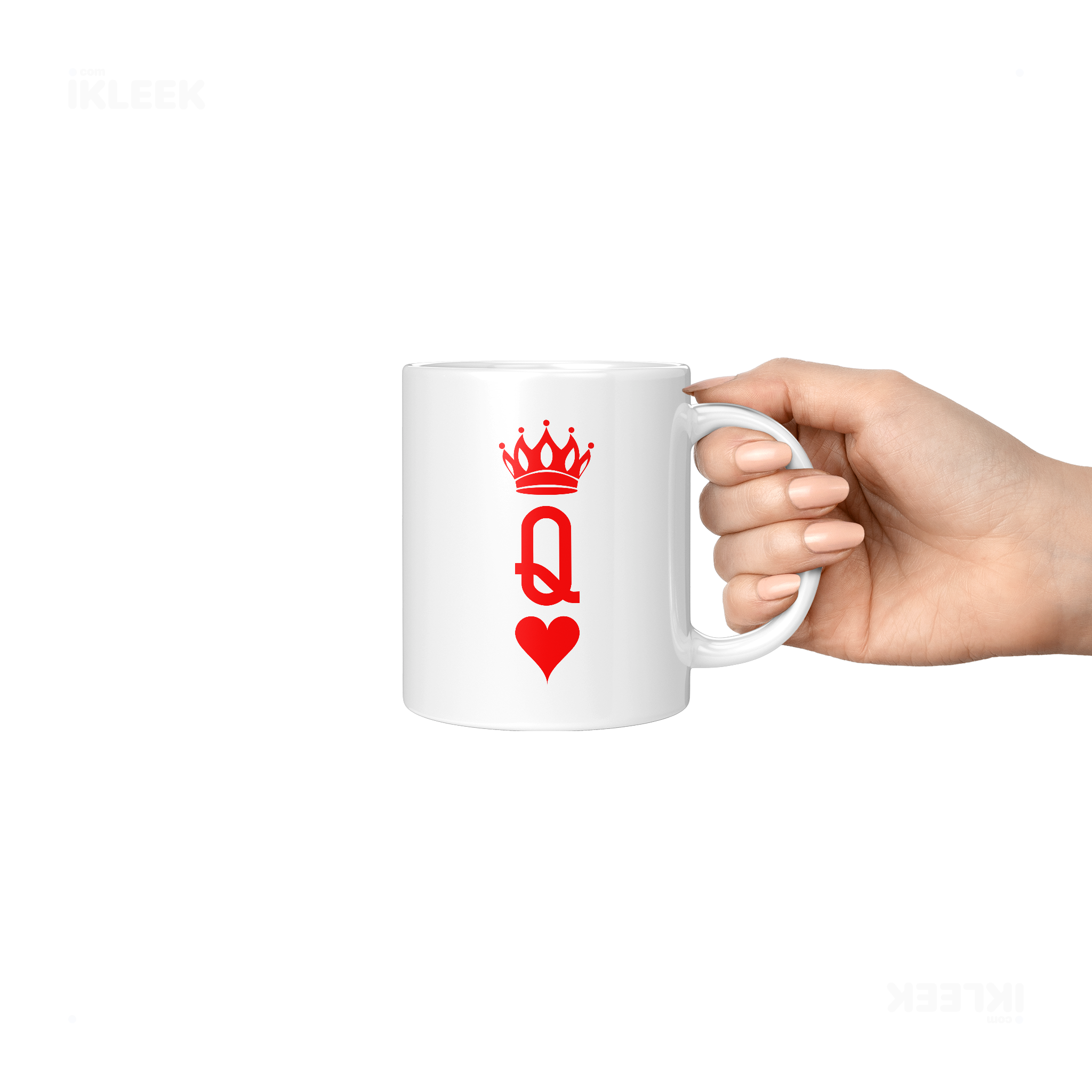 QueenOfHearts Ceramic Mug 06 White