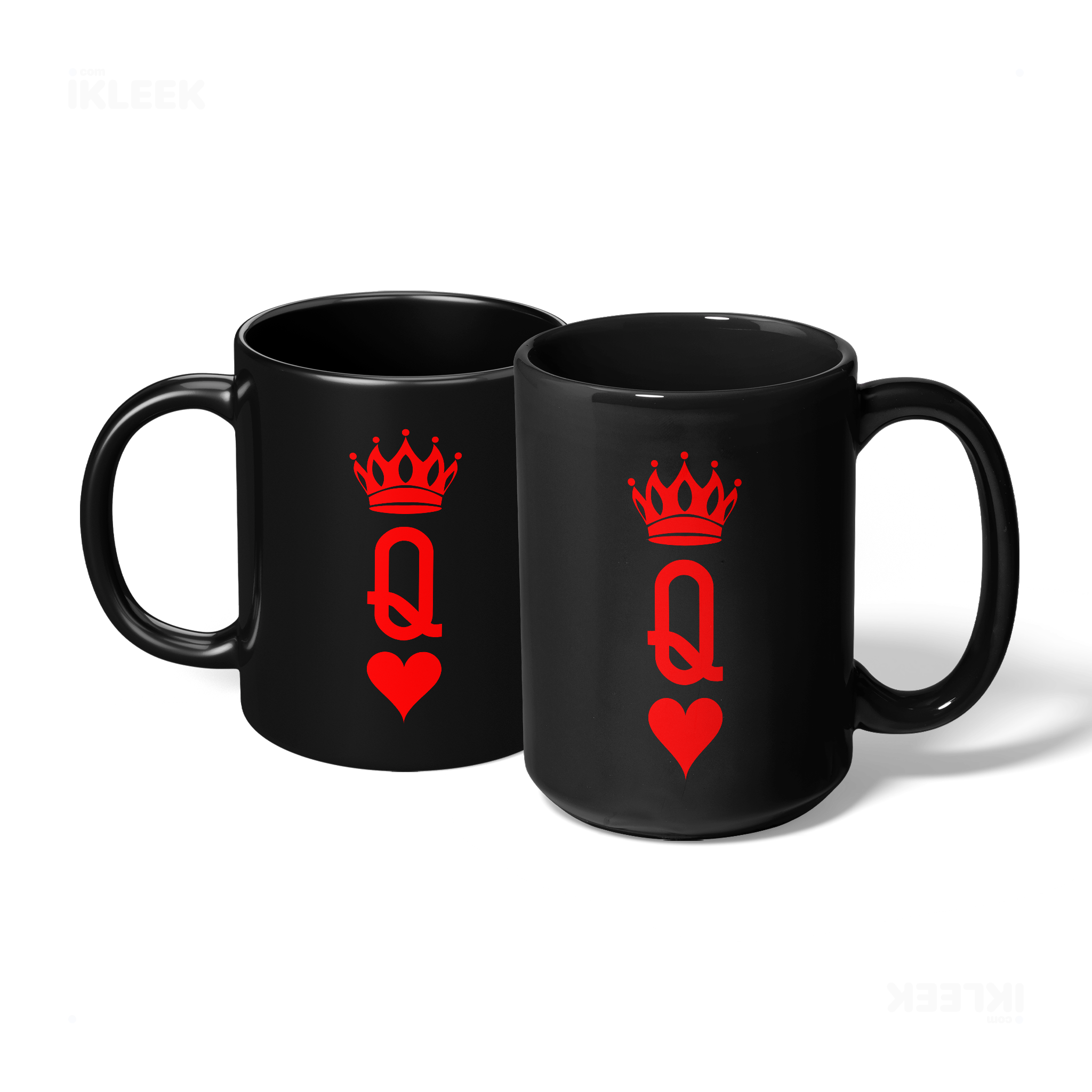 QueenOfHearts Ceramic Mug 07 Black