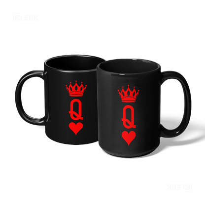 QueenOfHearts Ceramic Mug 07 Black