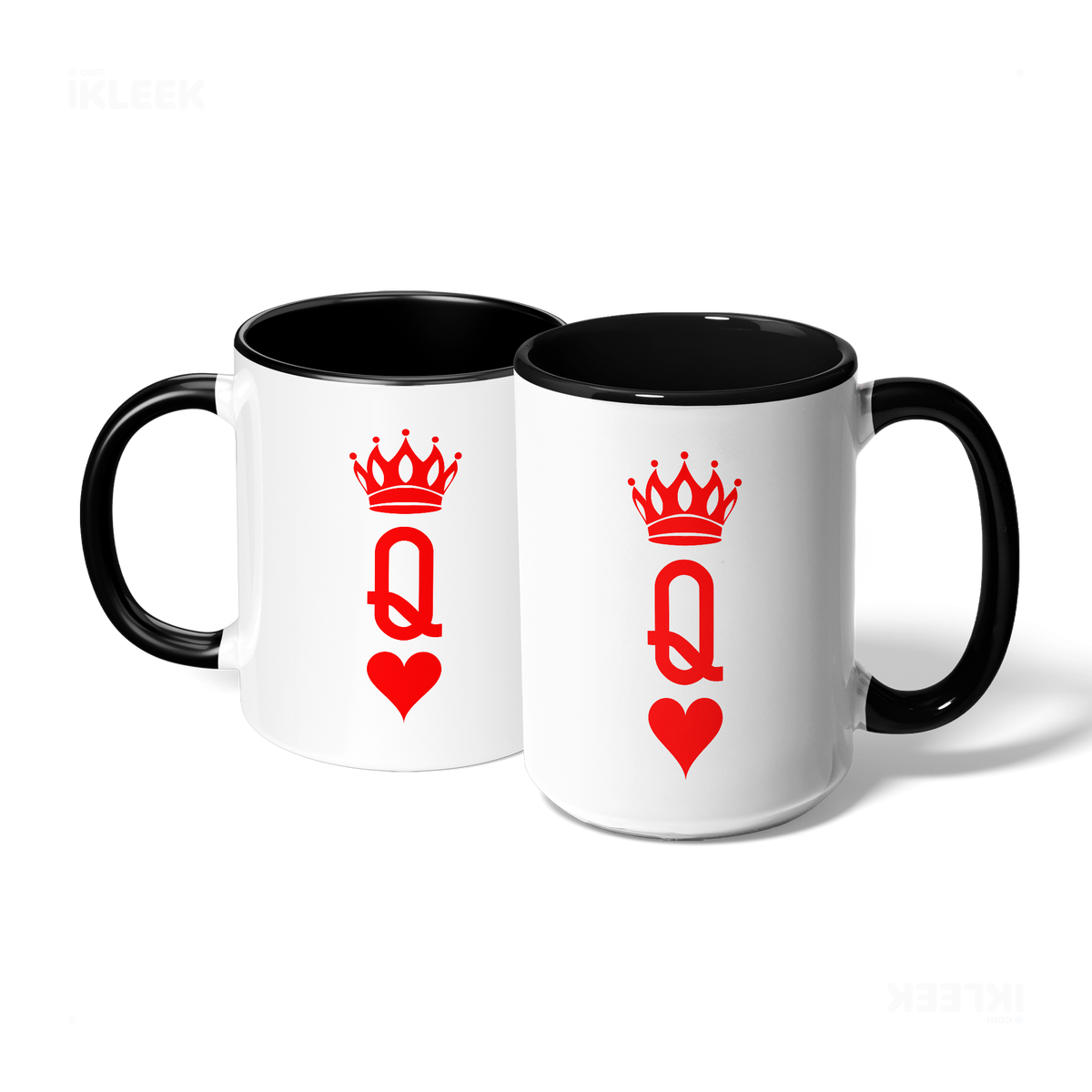 QueenOfHearts Ceramic Mug 07 White Black