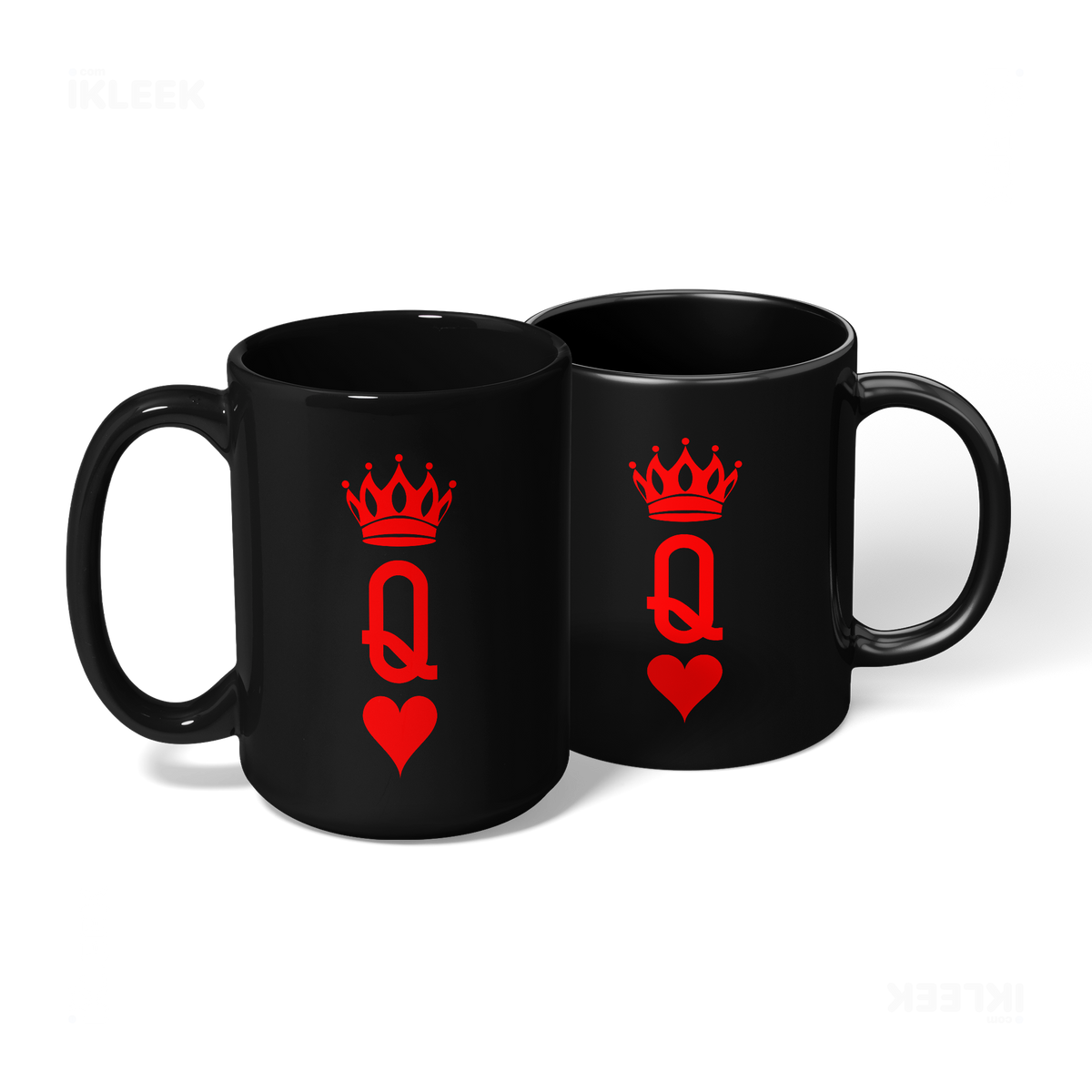 QueenOfHearts Ceramic Mug 08 Black