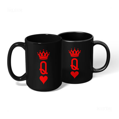 QueenOfHearts Ceramic Mug 08 Black