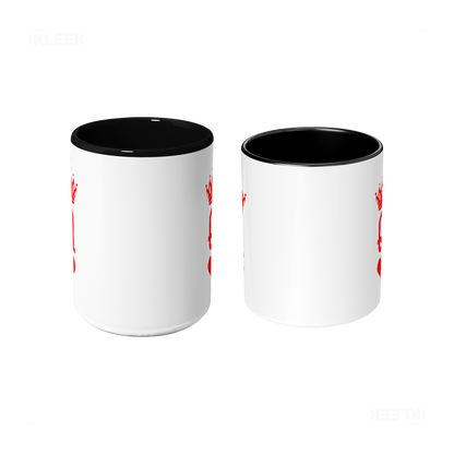 QueenOfHearts Ceramic Mug 09 White Black
