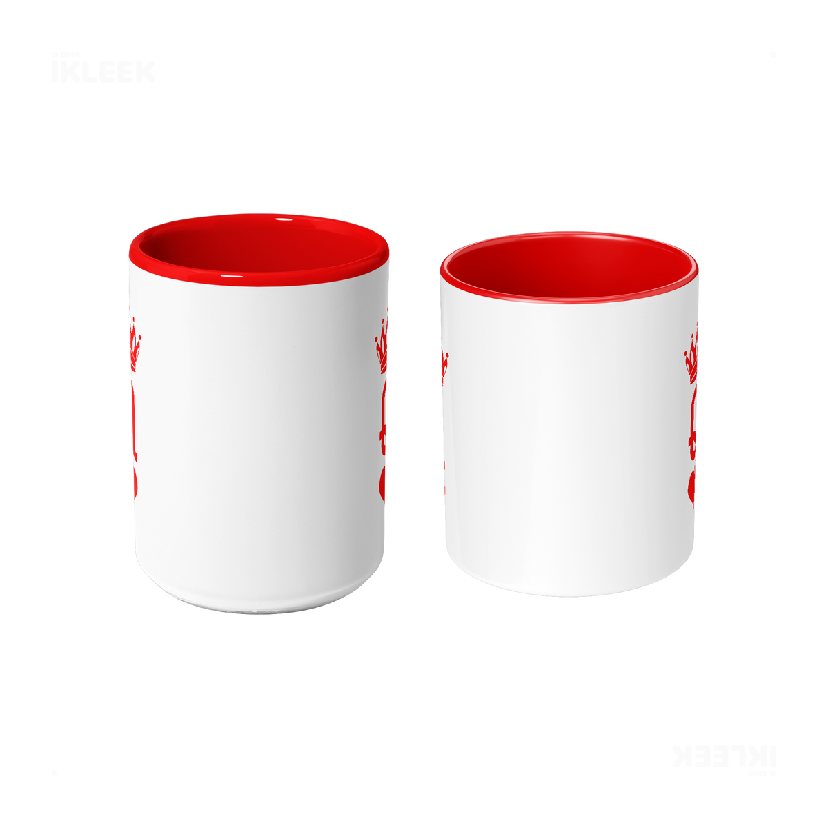 QueenOfHearts Ceramic Mug 09 White Red
