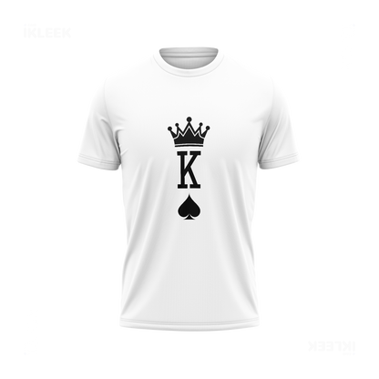 QueenOfHearts Couple T Shirt 04 White