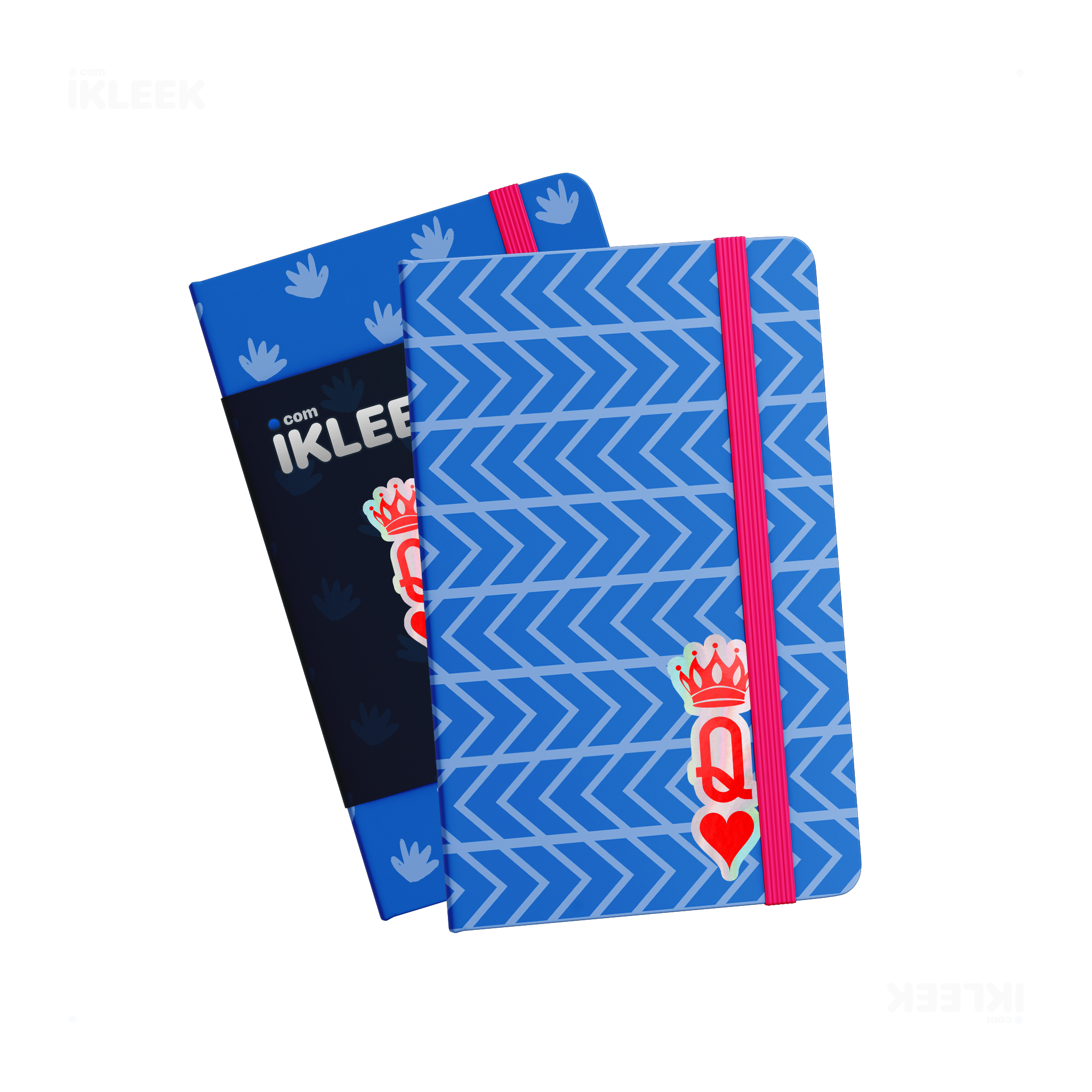 QueenOfHearts Die Cut Holographic Sticker 03