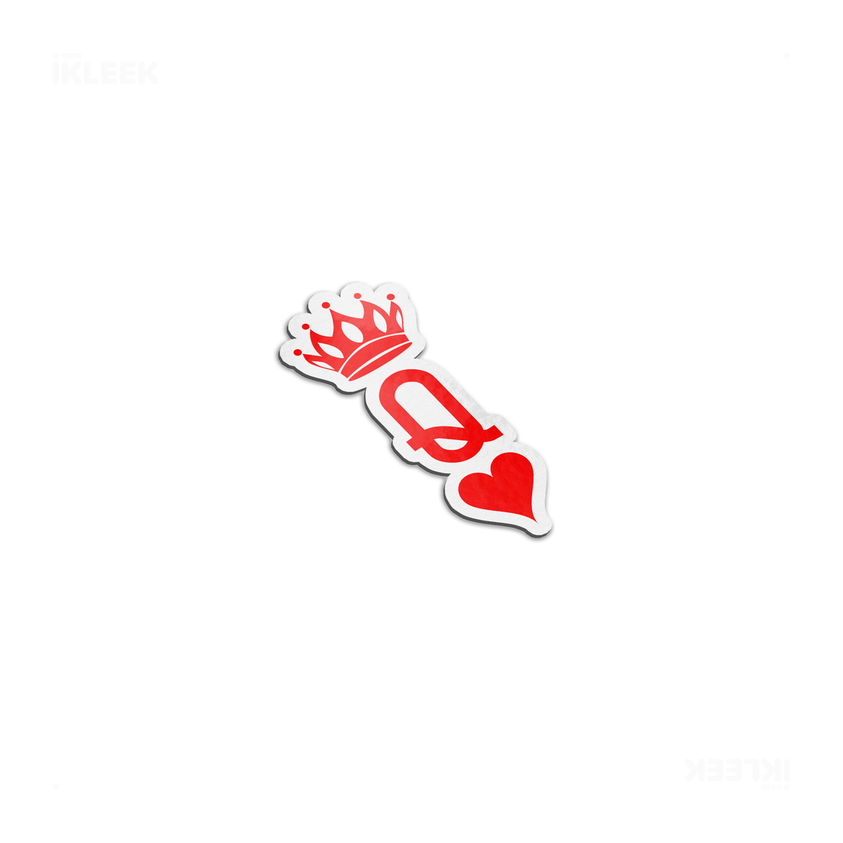 QueenOfHearts Die Cut Magnet 03