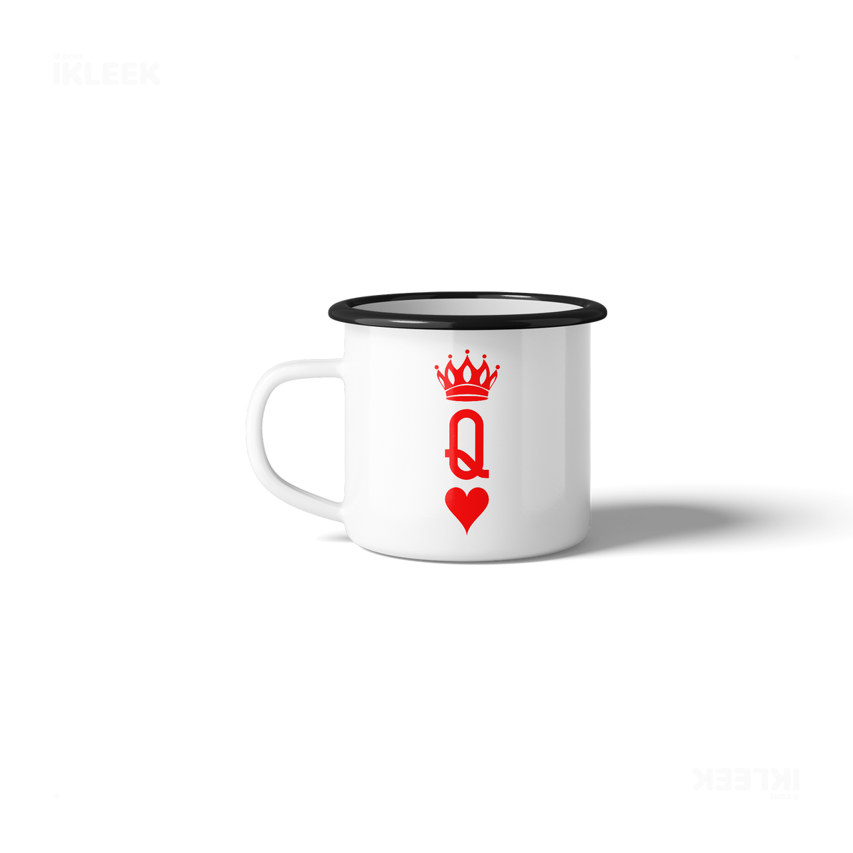 QueenOfHearts Enamel Camping Mug 03