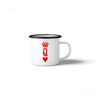 QueenOfHearts Enamel Camping Mug 04