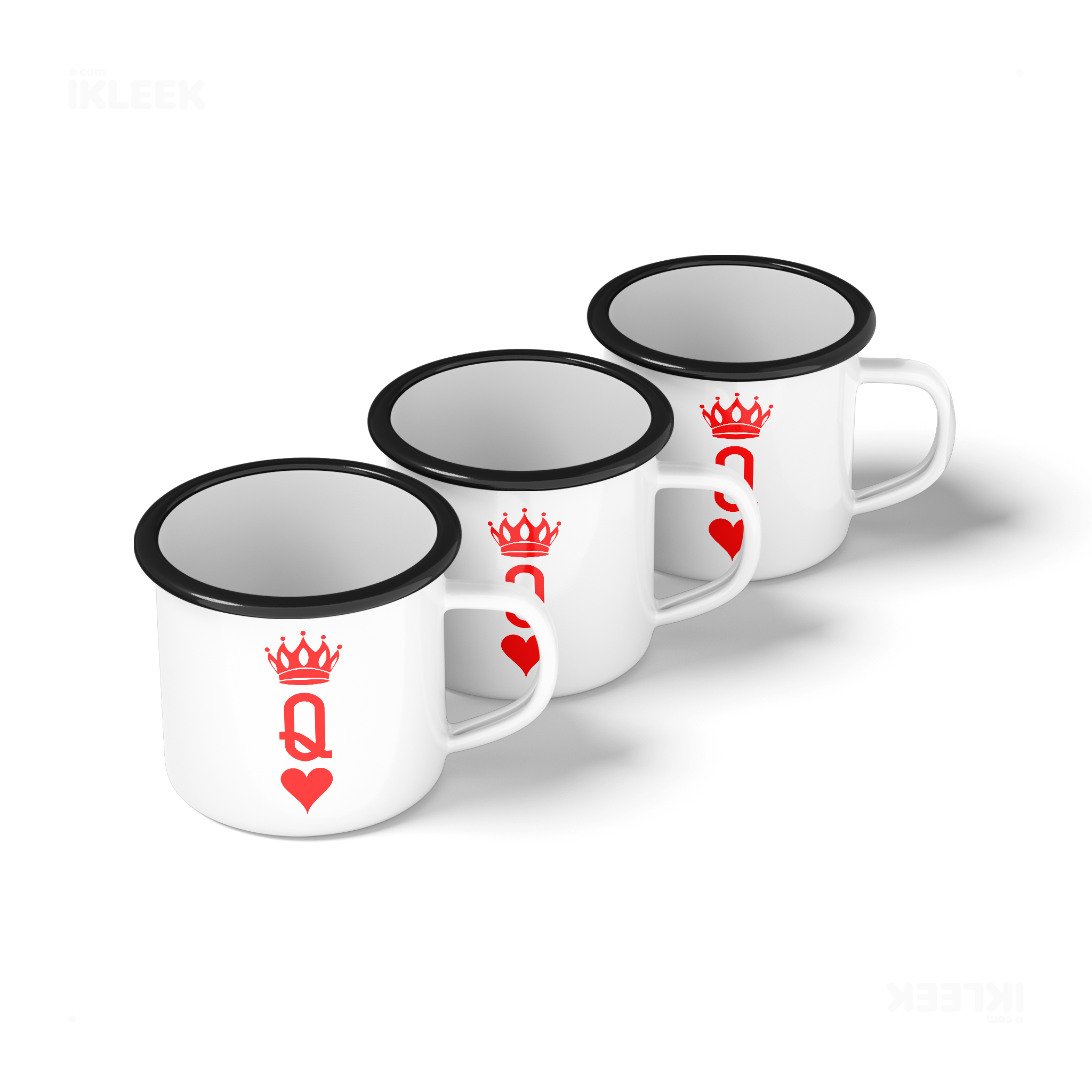 QueenOfHearts Enamel Camping Mug 05