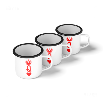 QueenOfHearts Enamel Camping Mug 05
