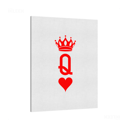 QueenOfHearts Frameless Canvas 01
