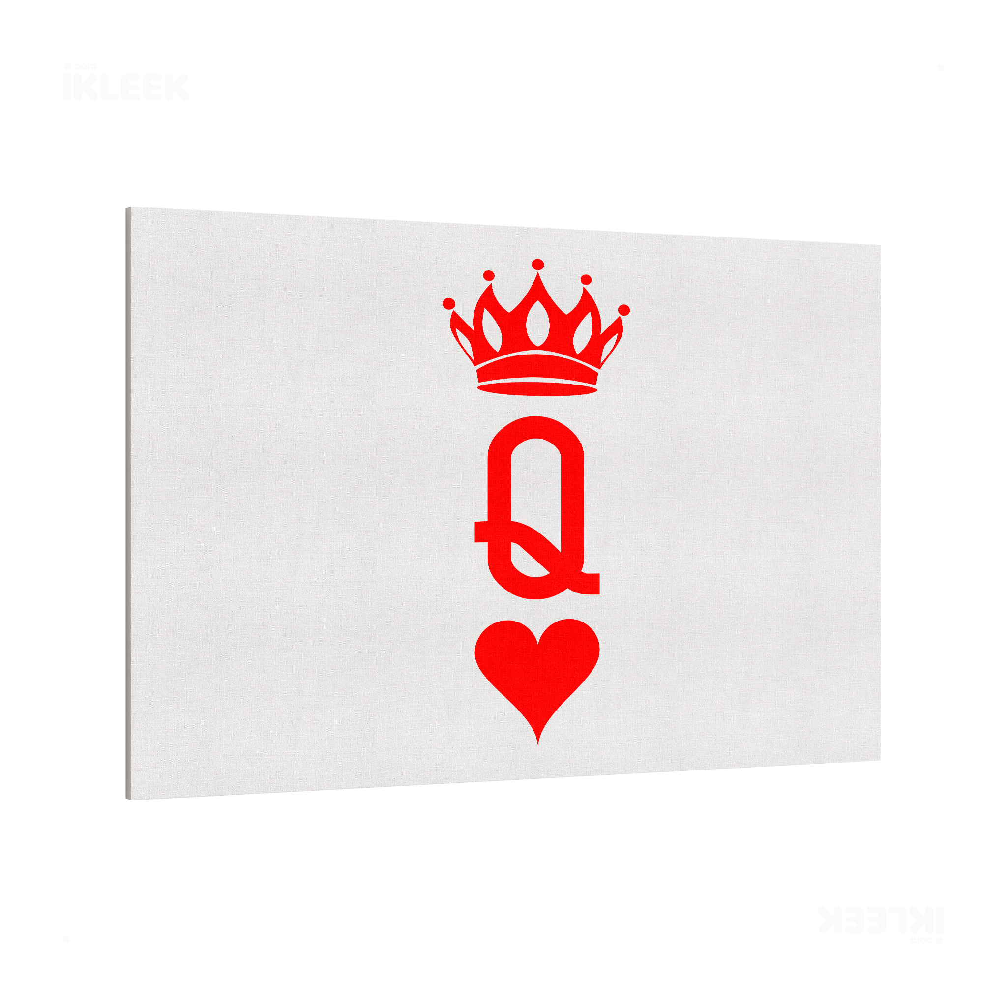 QueenOfHearts Frameless Canvas 03