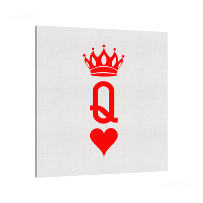 QueenOfHearts Frameless Canvas 04