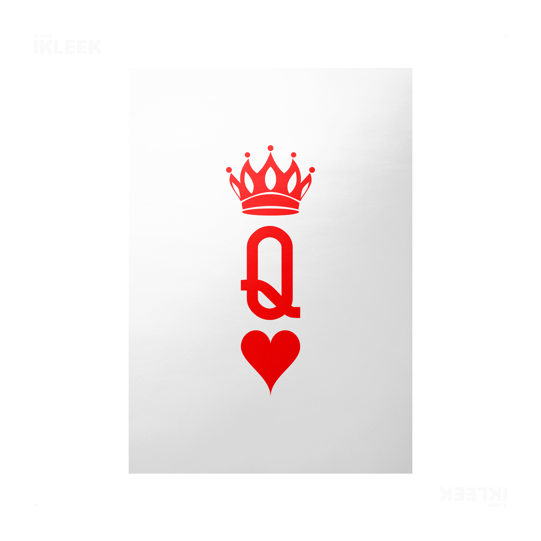 QueenOfHearts Frameless Poster 01 Matte