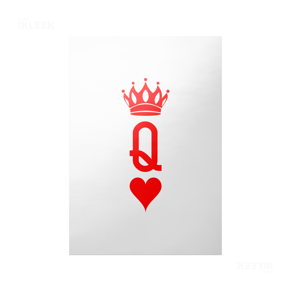 QueenOfHearts Frameless Poster 01 Semi Glossy