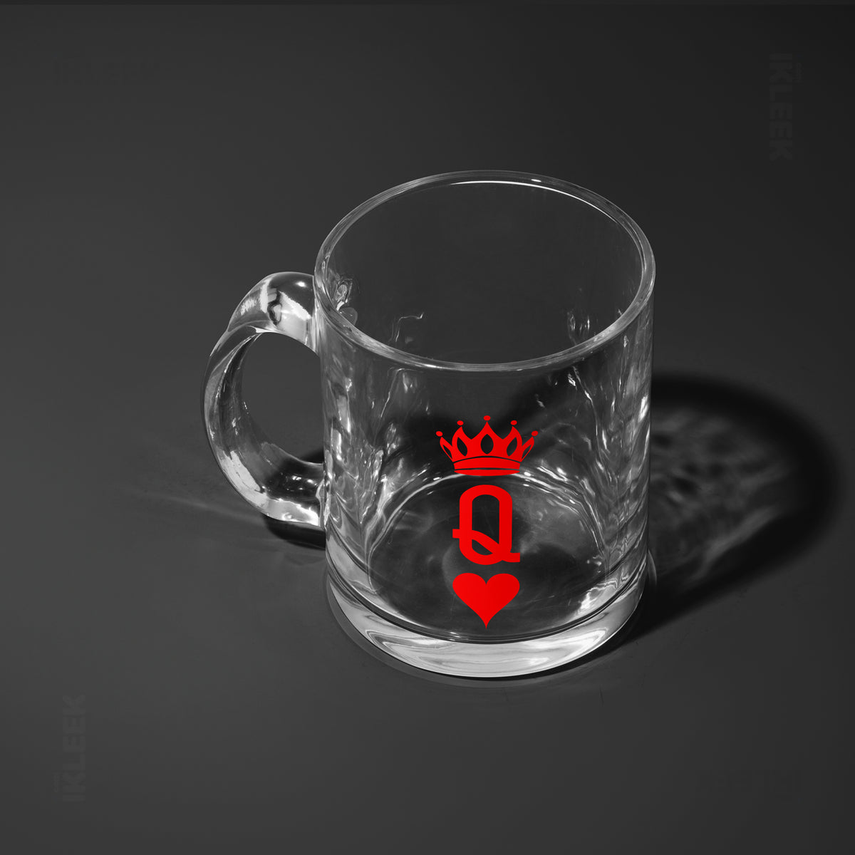 QueenOfHearts Glass Mug 04