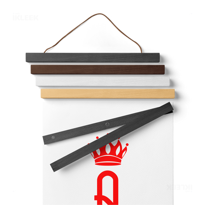QueenOfHearts Magnetic Hanger Poster 02 Black Wood