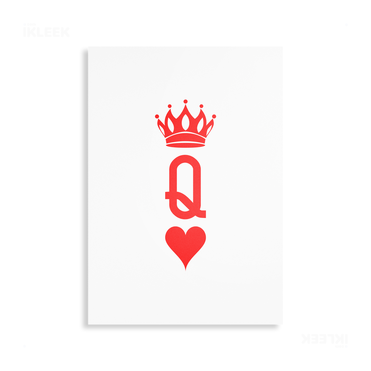 QueenOfHearts Metallic Print 01 Aluminum