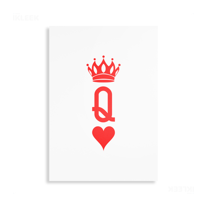 QueenOfHearts Metallic Print 01 Aluminum