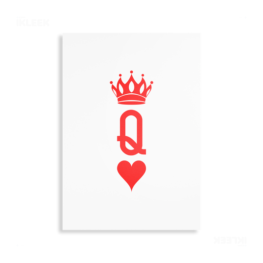 QueenOfHearts Metallic Print 01 Aluminum