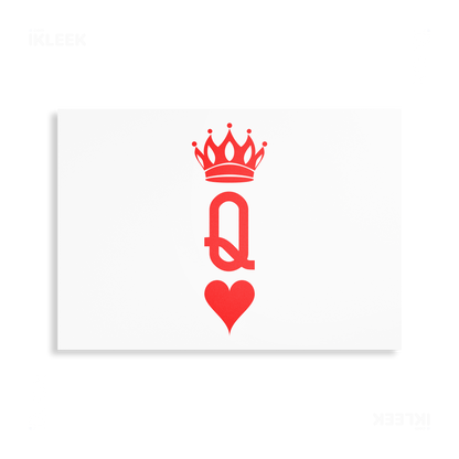 QueenOfHearts Metallic Print 03 Aluminum