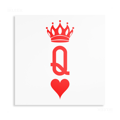 QueenOfHearts Metallic Print 04 Aluminum