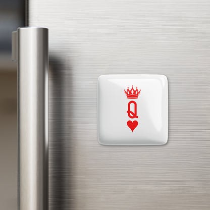 QueenOfHearts Porcelain Magnet 02