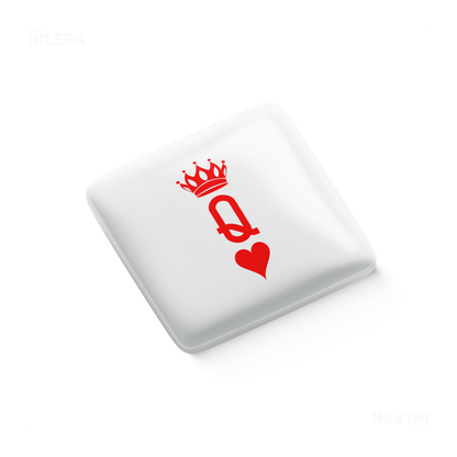 QueenOfHearts Porcelain Magnet 03