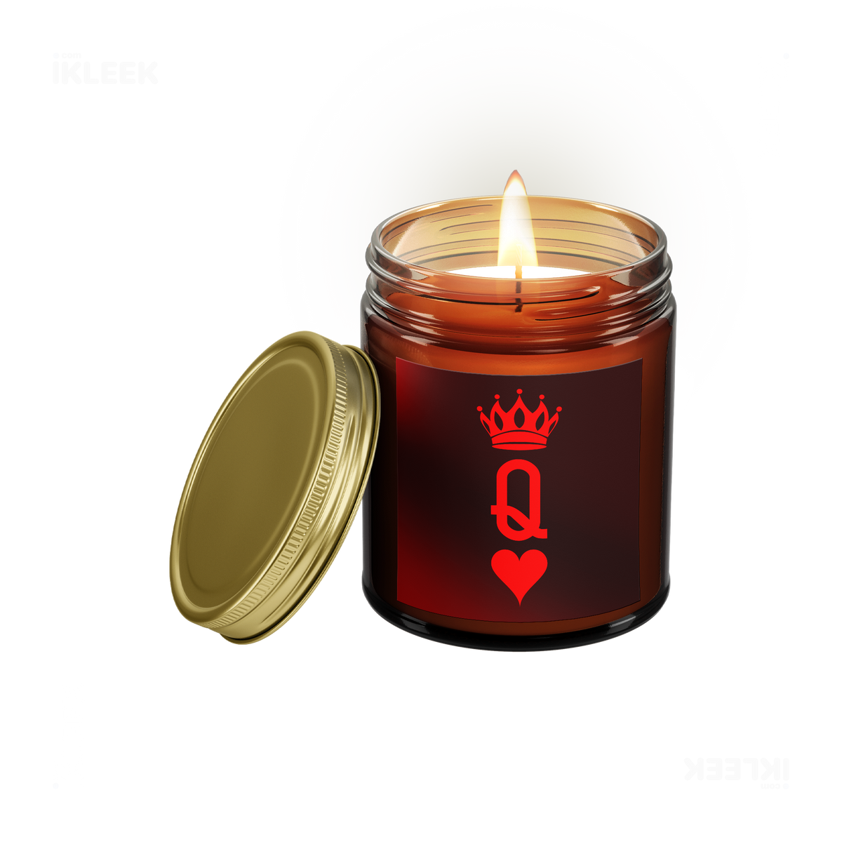QueenOfHearts Scented Candle 01 Amber