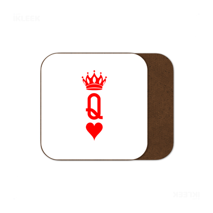 QueenOfHearts Semi Glossy Coaster 01
