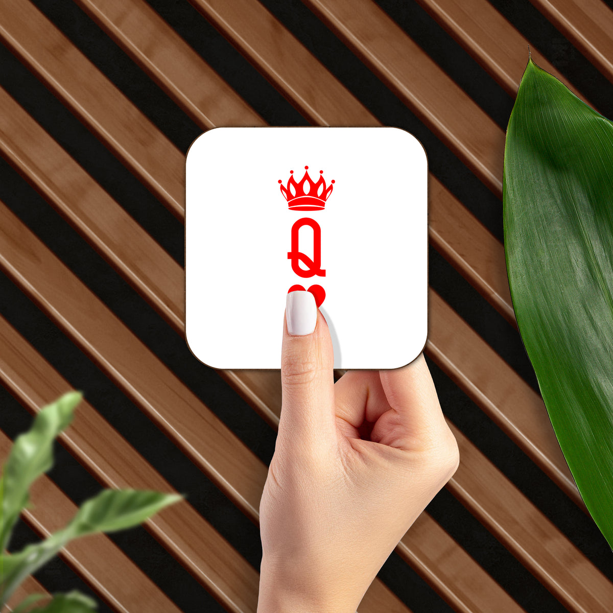 QueenOfHearts Semi Glossy Coaster 02