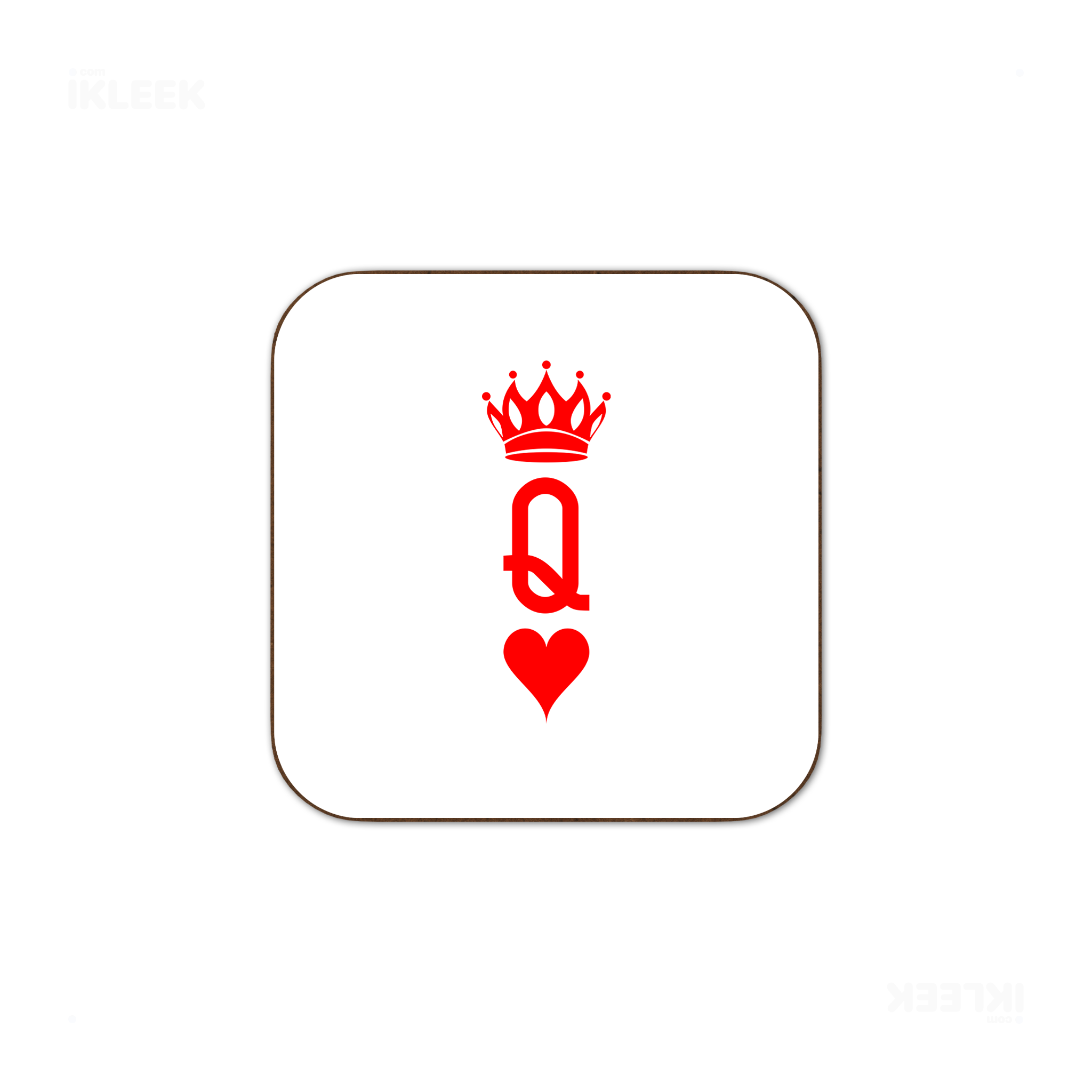 QueenOfHearts Semi Glossy Coaster 03