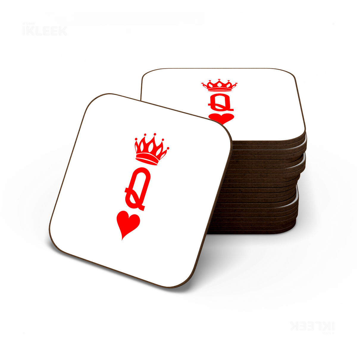 QueenOfHearts Semi Glossy Coaster 06