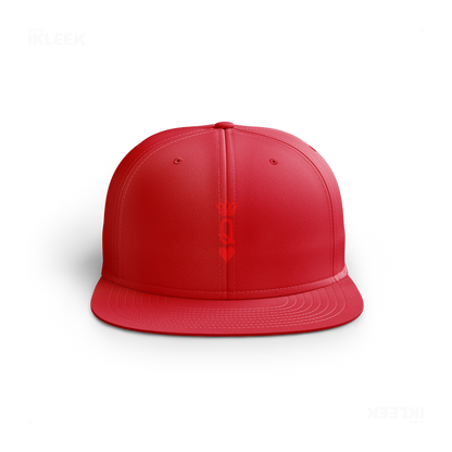 QueenOfHearts Snapback Caps 01 Red DTF
