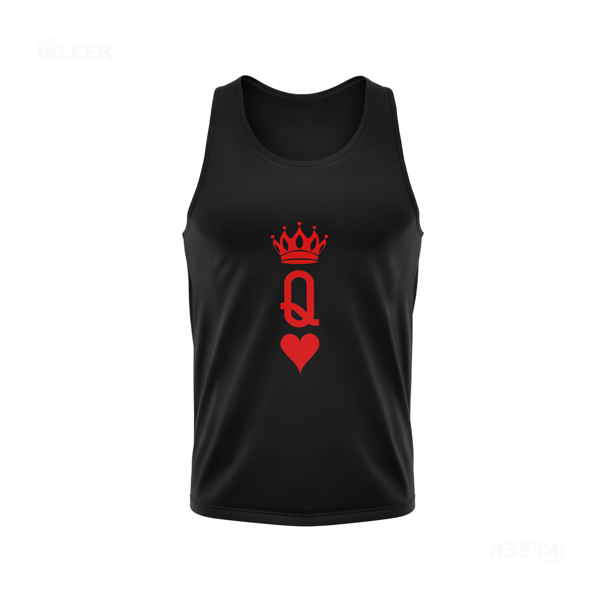 QueenOfHearts Tank Tops 01 Black