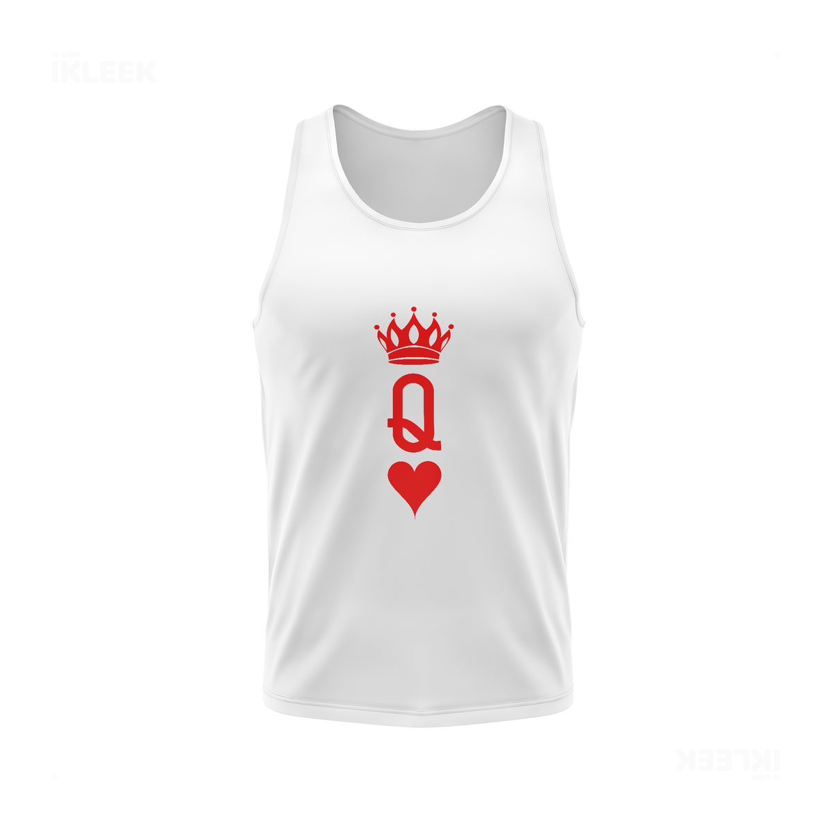 QueenOfHearts Tank Tops 01 White