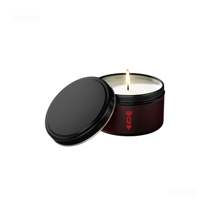QueenOfHearts Tin Candle 01 Black
