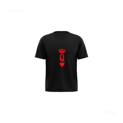 QueenOfHearts Toddler T Shirt 01 Black
