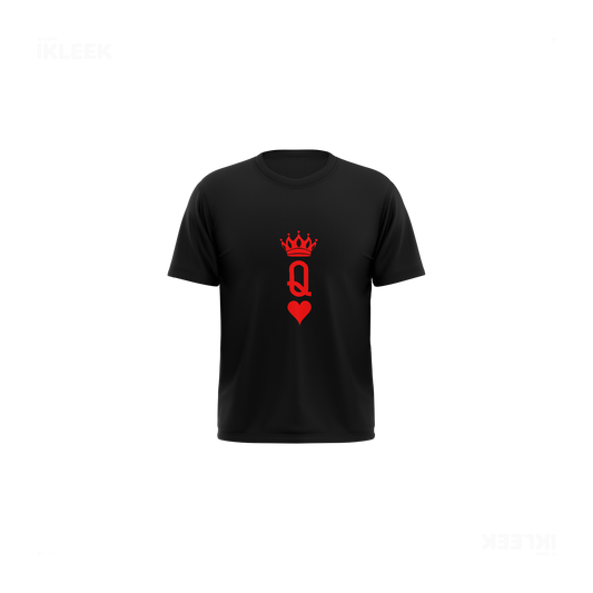 QueenOfHearts Toddler T Shirt 01 Black