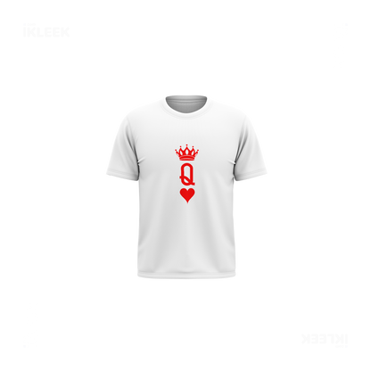 QueenOfHearts Toddler T Shirt 01 White