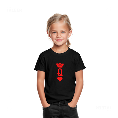QueenOfHearts Toddler T Shirt 02 Black