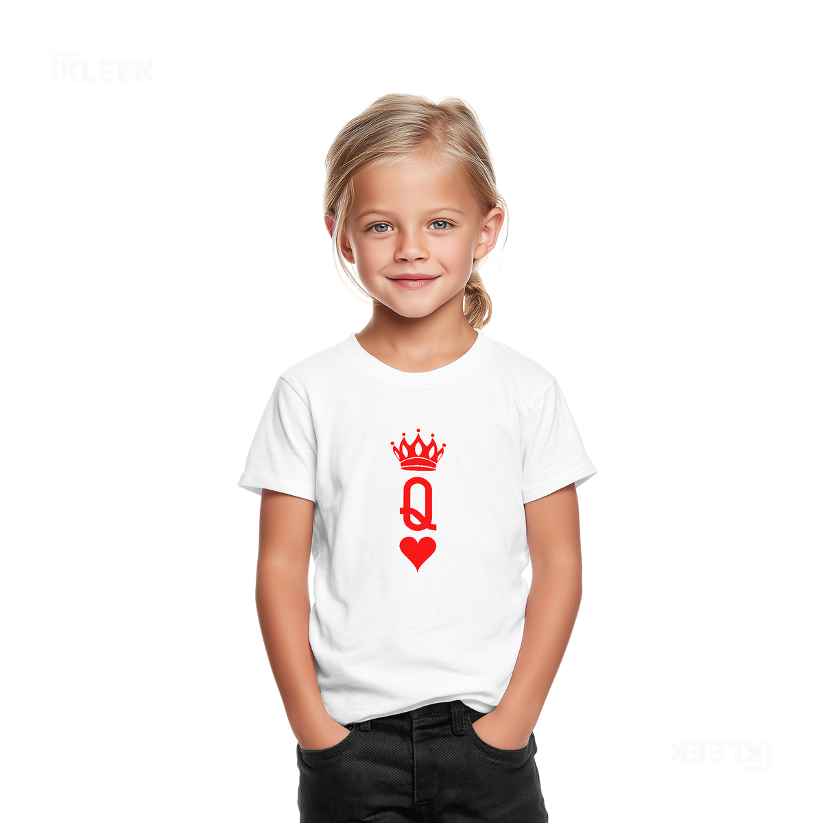 QueenOfHearts Toddler T Shirt 02 White