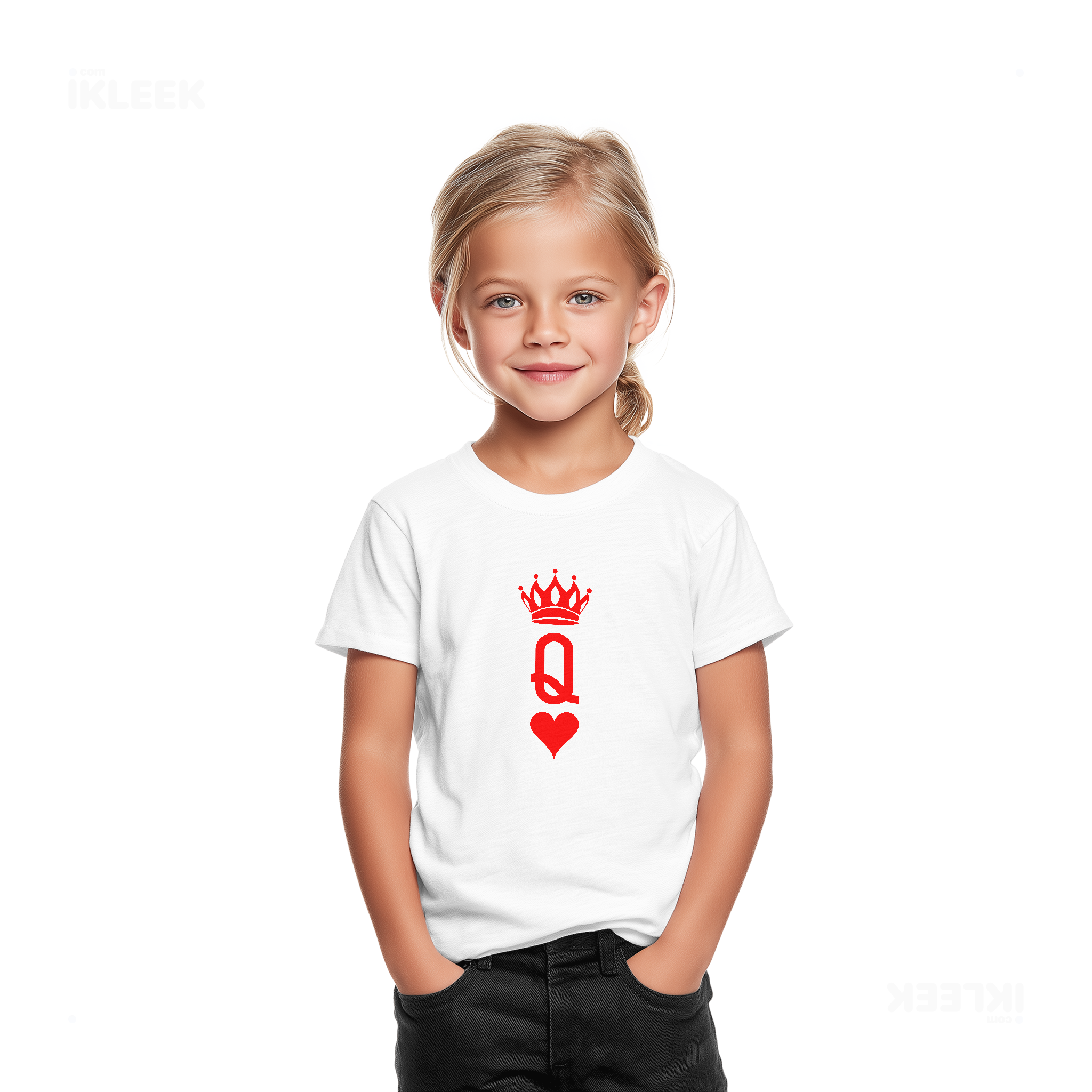 QueenOfHearts Toddler T Shirt 02 White