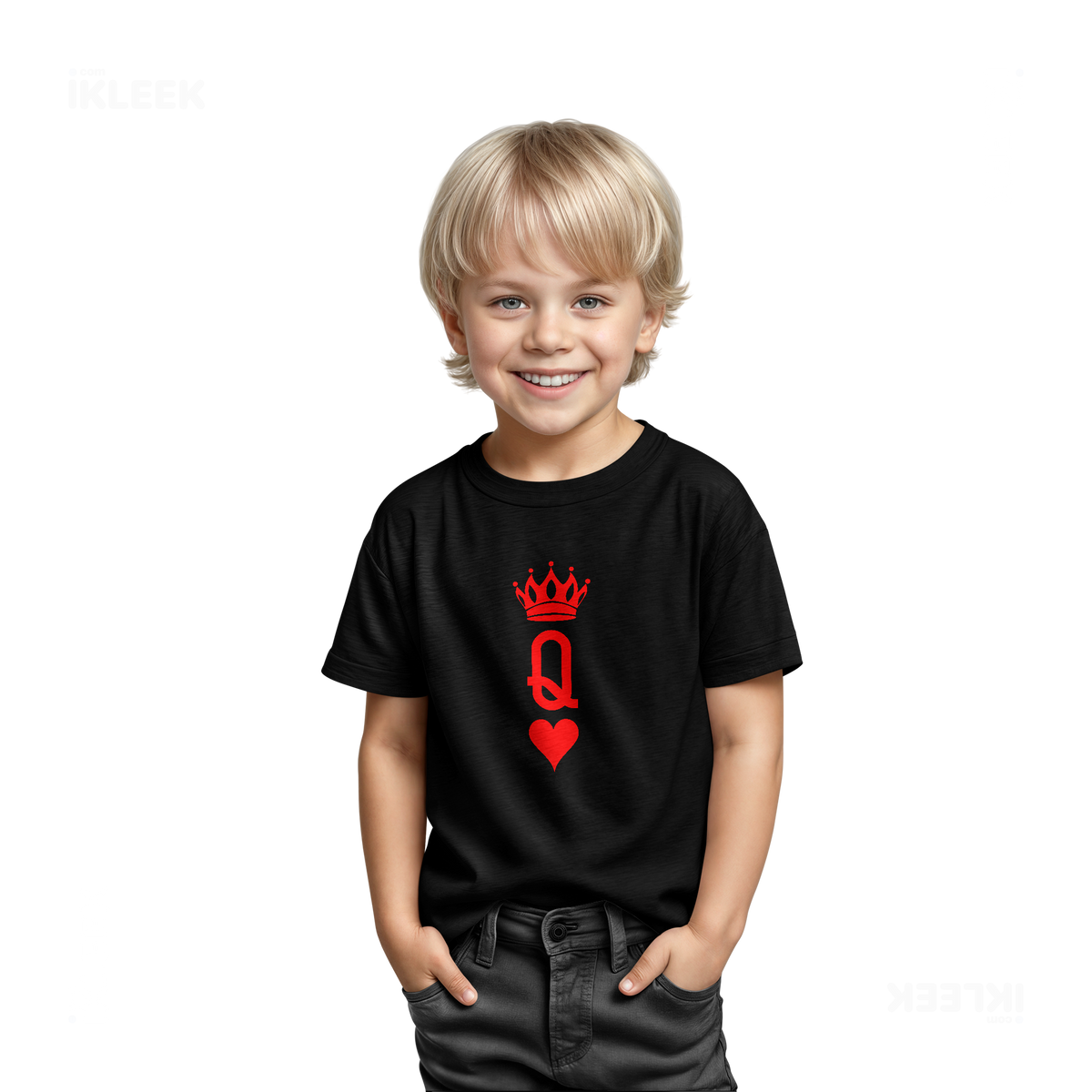 QueenOfHearts Toddler T Shirt 03 Black