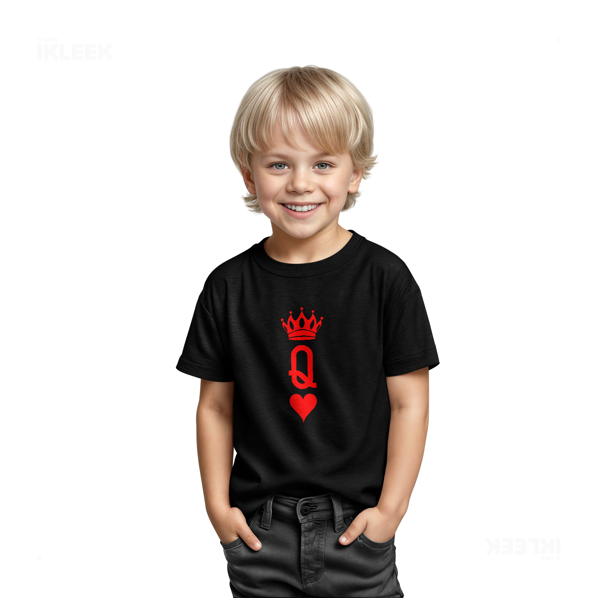 QueenOfHearts Toddler T Shirt 03 Black