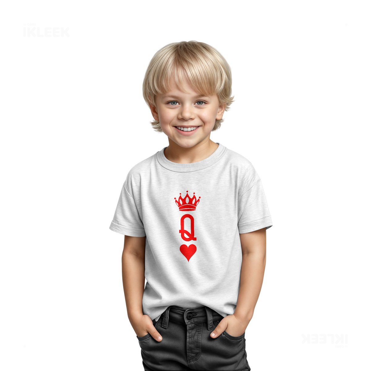 QueenOfHearts Toddler T Shirt 03 White