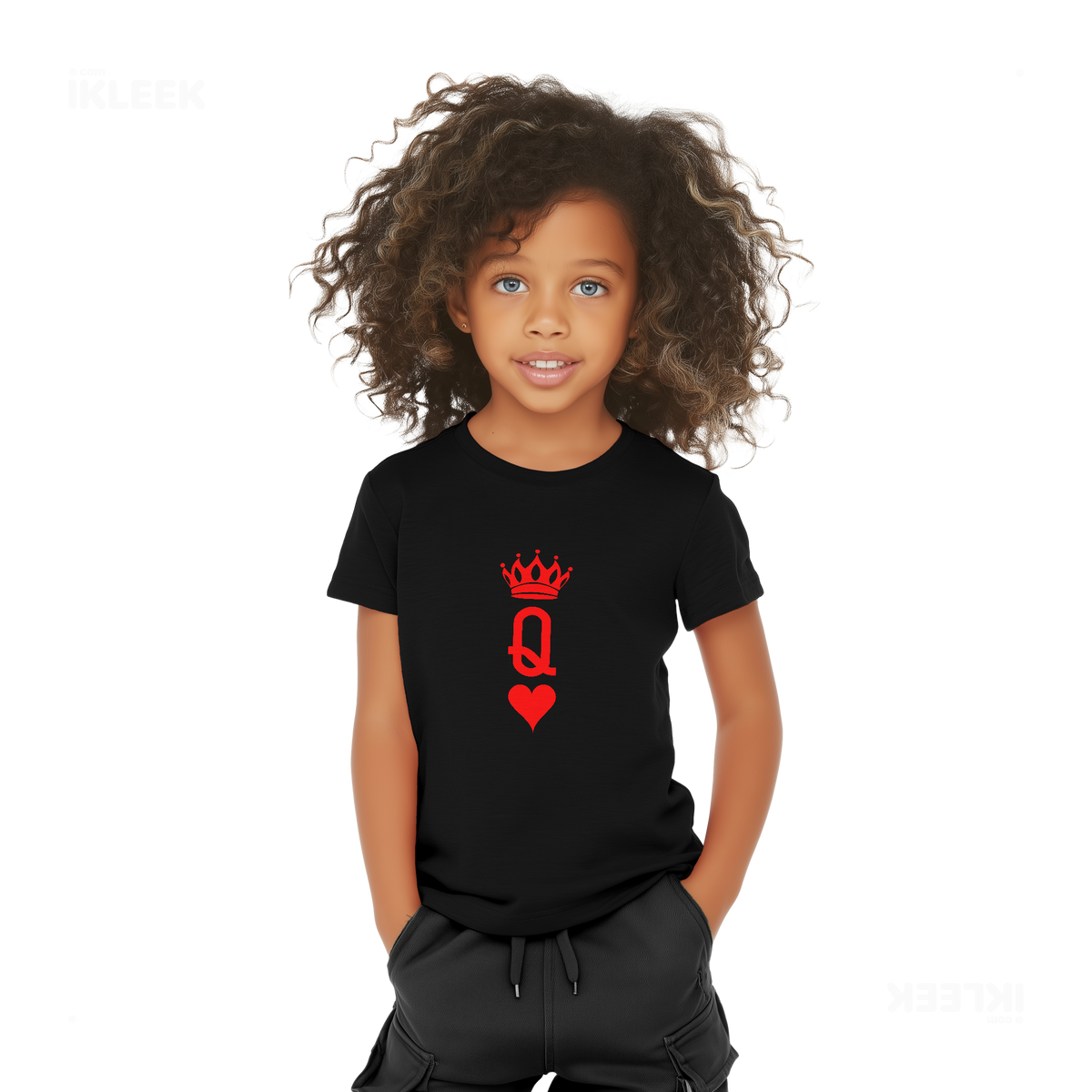 QueenOfHearts Toddler T Shirt 04 Black
